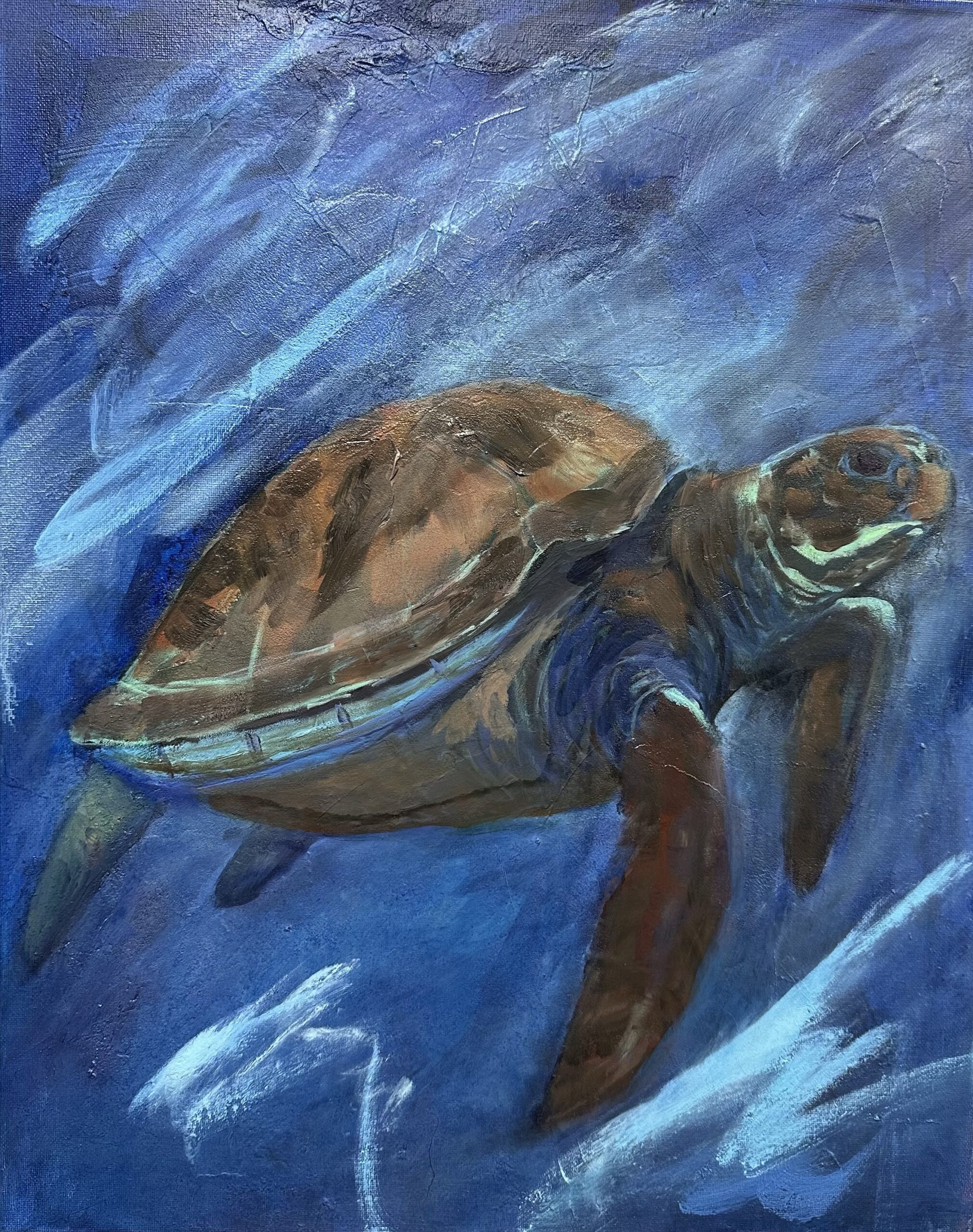 “Ancient Currents” Original Fine Artwork by Pamela Buttazzoni - Image 5