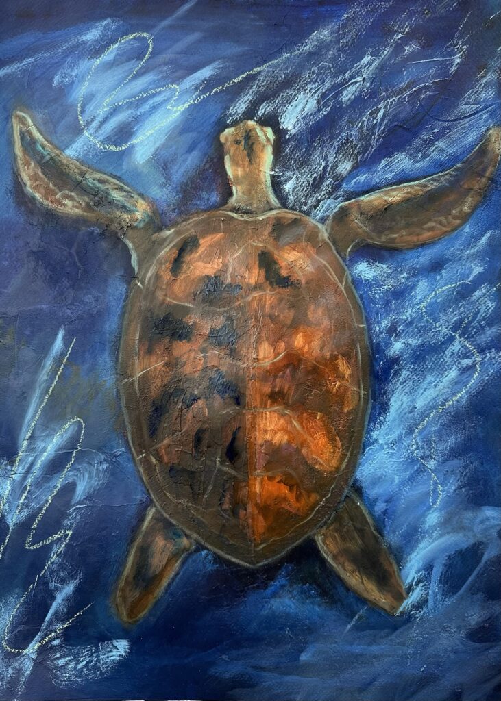 Between Holding & Letting Go Fine Art Reproduction by Pamela Buttazzoni