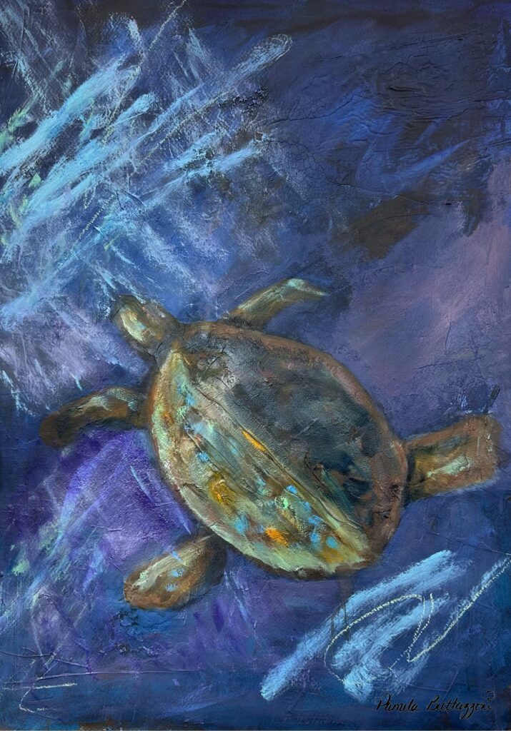 Beneath the Quiet Current Fine Art Reproduction by Pamela Buttazzoni