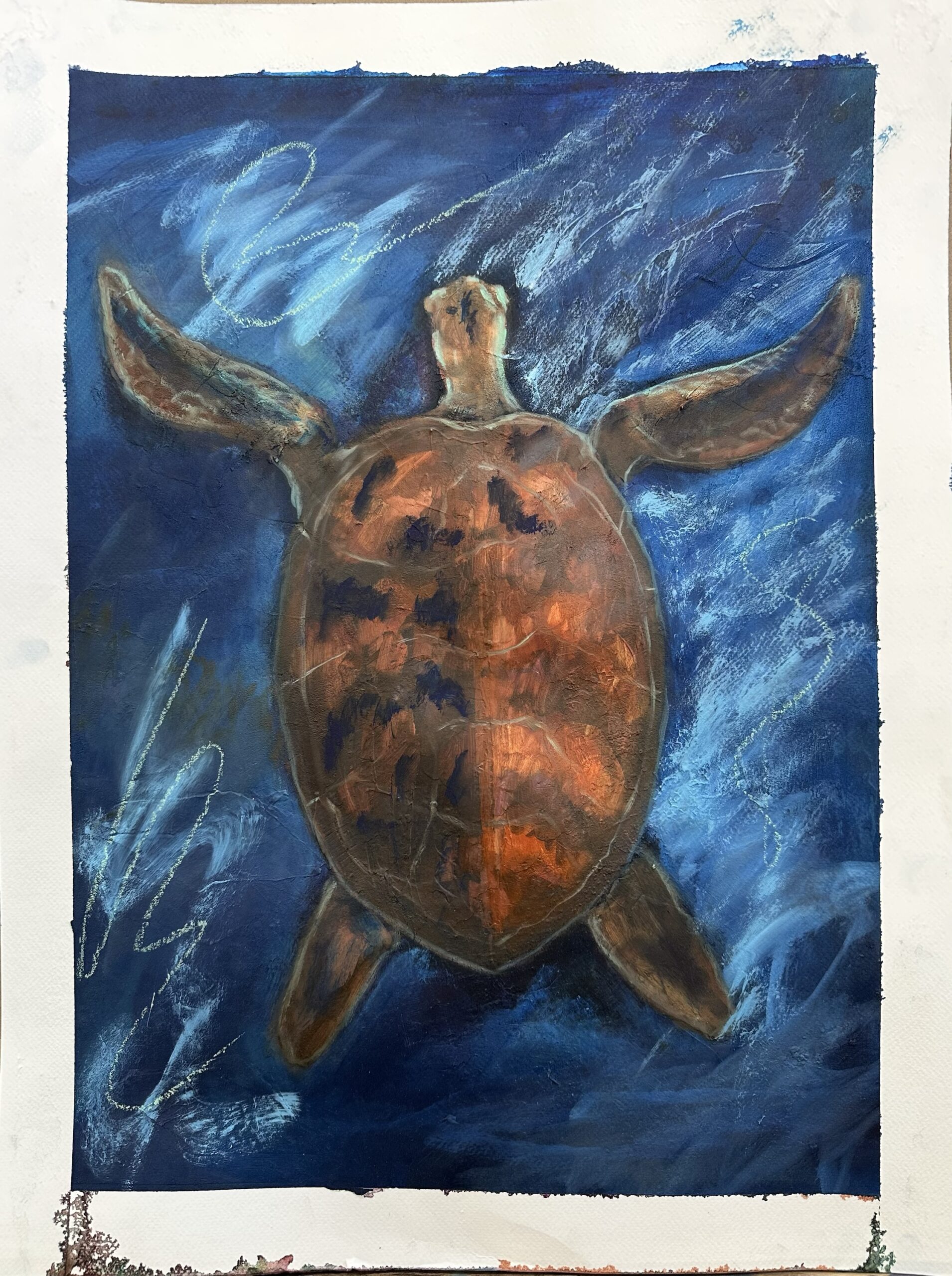 “Between Holding & Letting Go” Original Fine Artwork by Pamela Buttazzoni Copy - Image 3