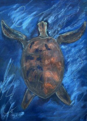 “Between Holding & Letting Go” Original Fine Artwork by Pamela Buttazzoni Copy