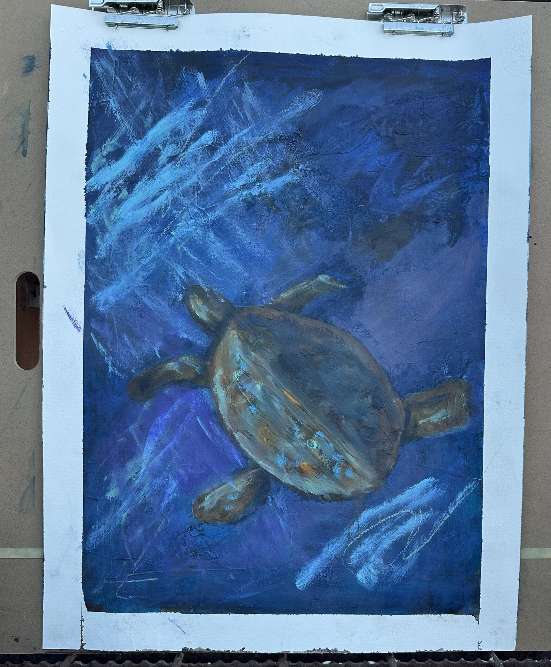 “Beneath the Quiet Current” Original Fine Artwork by Pamela Buttazzoni - Image 2