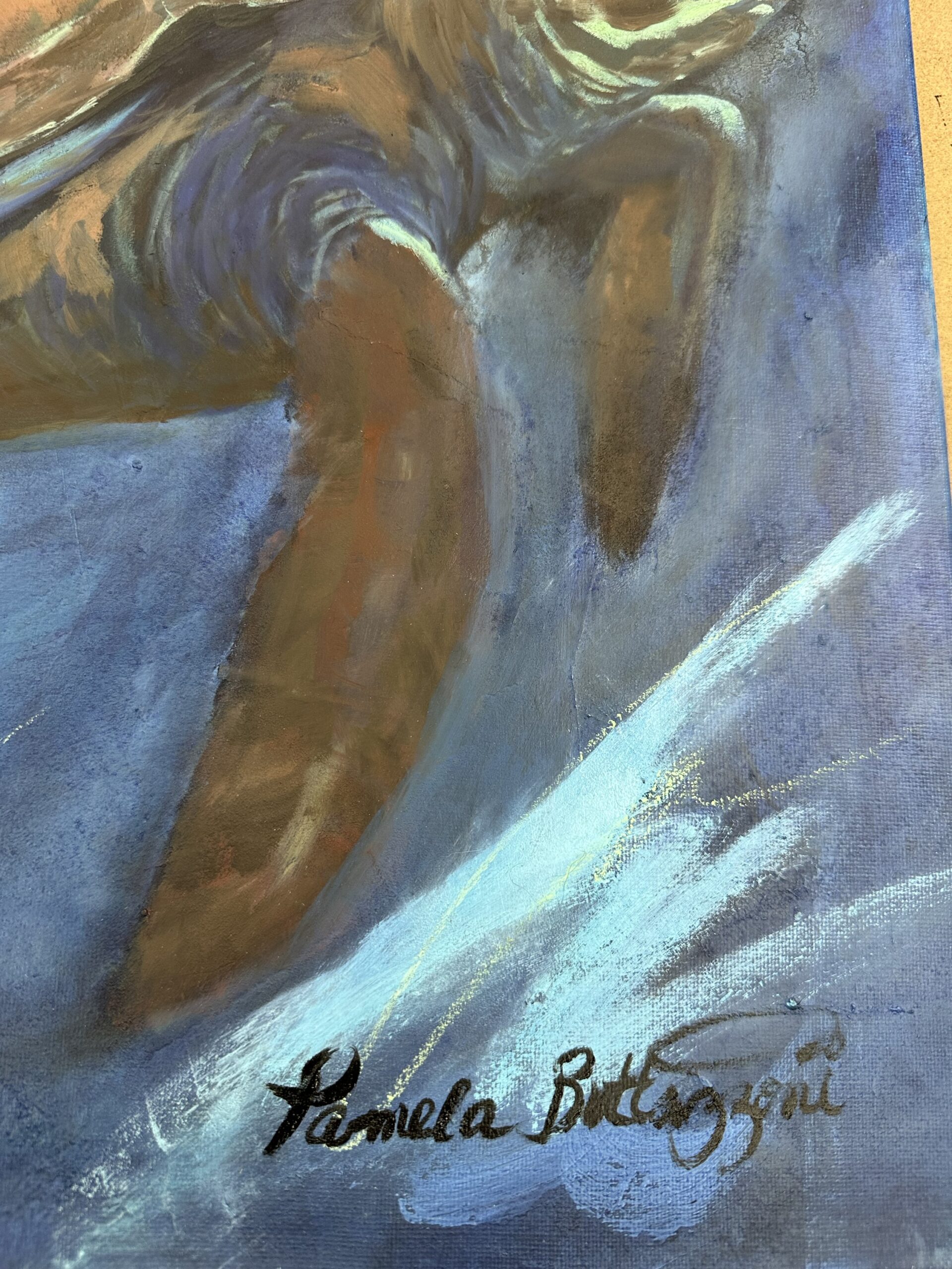 “Ancient Currents” Original Fine Artwork by Pamela Buttazzoni - Image 4