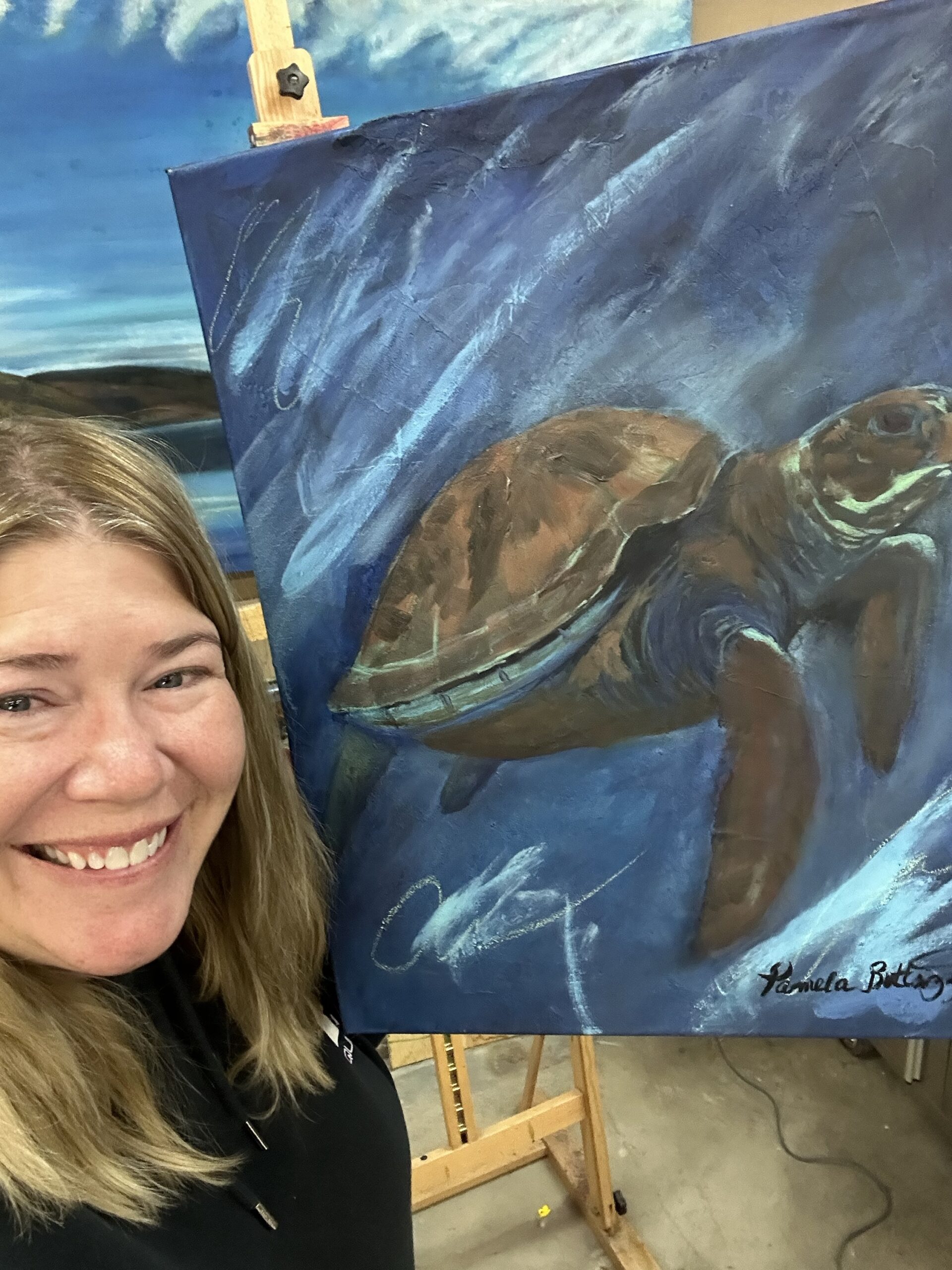 “Ancient Currents” Original Fine Artwork by Pamela Buttazzoni - Image 2