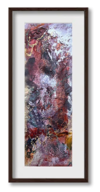 Guilded Fault Lines Triptych - Original Fine Art Reproductions by Pamela Buttazzoni - Image 2