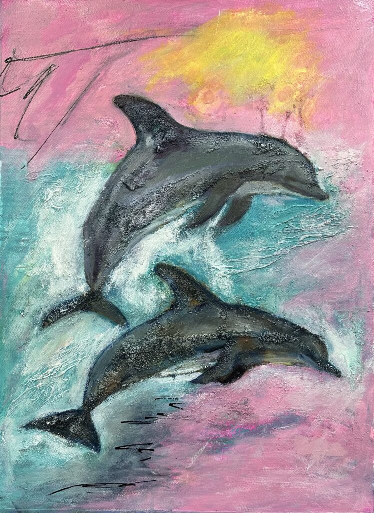 Joy In Motion - Original Fine Art by Pamela Buttazzoni