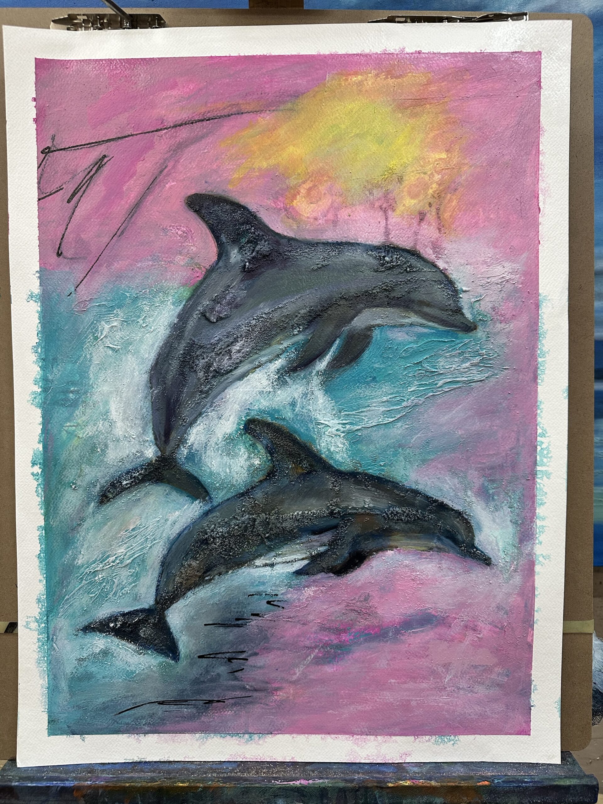 “Joy In Motion” Fine Art Reproduction by Pamela Buttazzoni Copy - Image 4