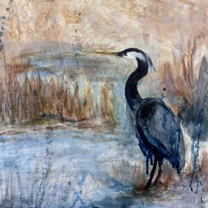 Marshlight in Blue Fine Art Reproduction by Pamela Buttazzoni