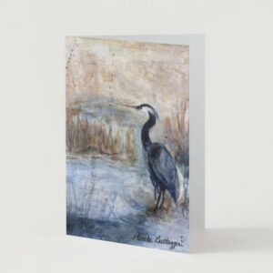 Marshlight in Blue Fine Art Greeting Cards by Pamela Buttazzoni - Image 4