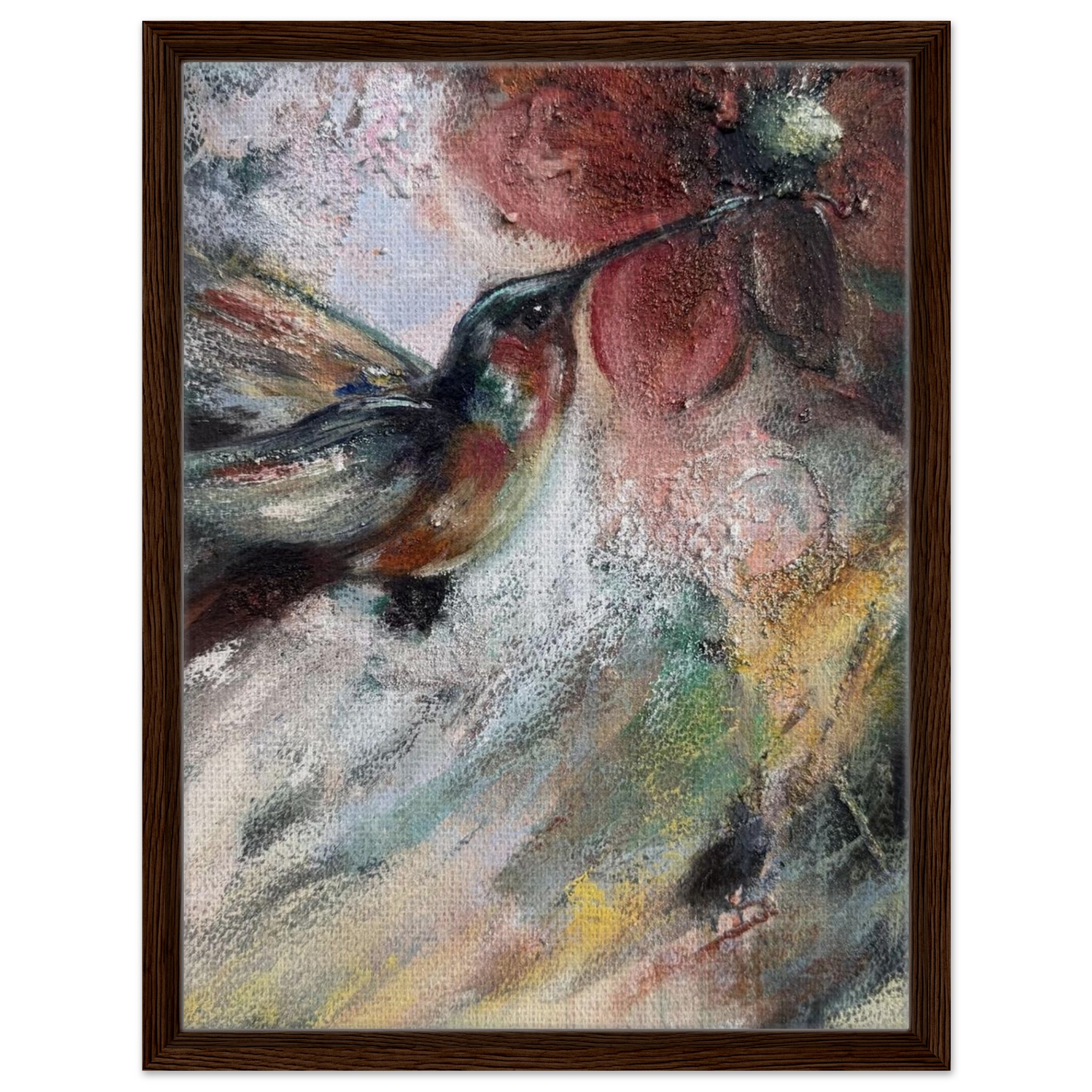The Weight of Air – Framed Canvas 45 x 60 cm / 18 x 24 in